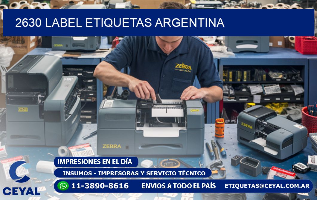 2630 LABEL ETIQUETAS ARGENTINA