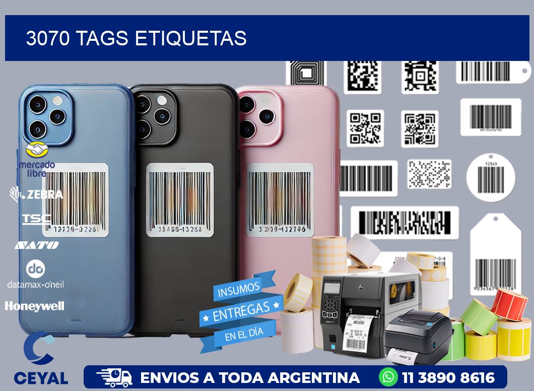 3070 TAGS ETIQUETAS