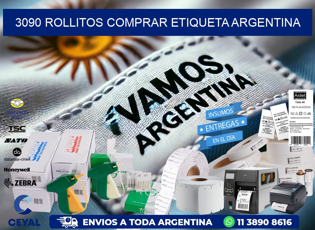3090 ROLLITOS COMPRAR ETIQUETA ARGENTINA