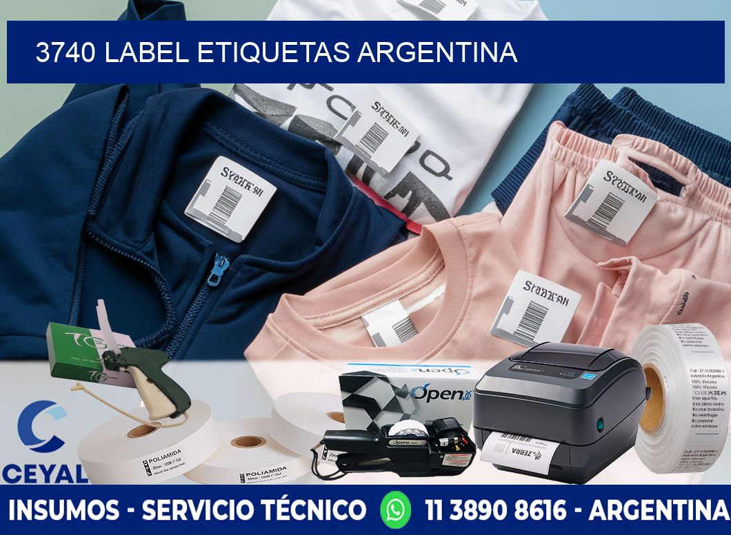 3740 LABEL ETIQUETAS ARGENTINA