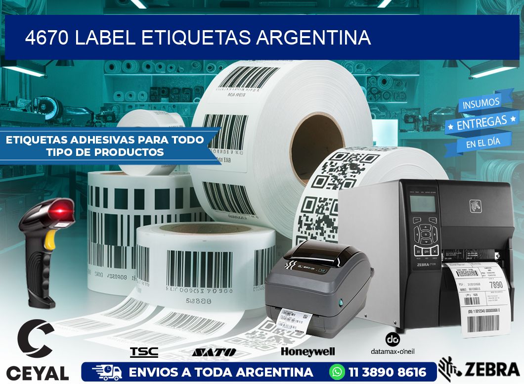 4670 LABEL ETIQUETAS ARGENTINA