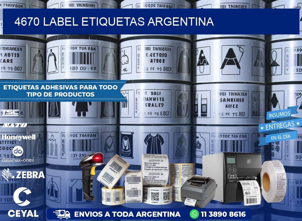 4670 LABEL ETIQUETAS ARGENTINA