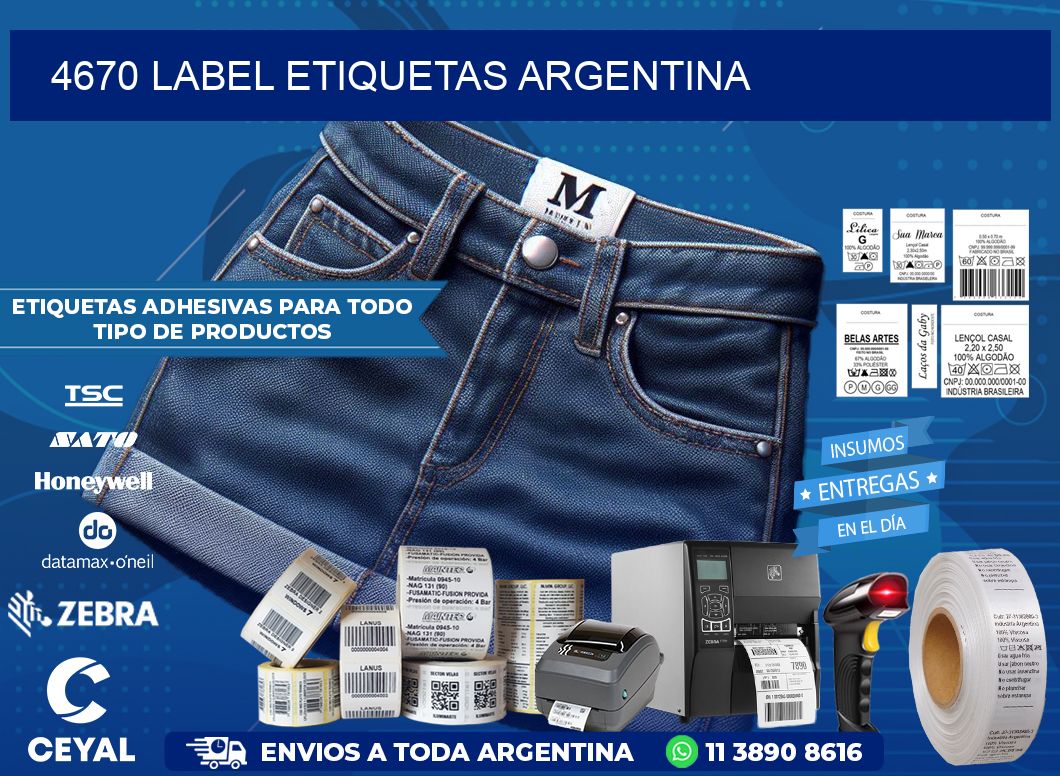 4670 LABEL ETIQUETAS ARGENTINA