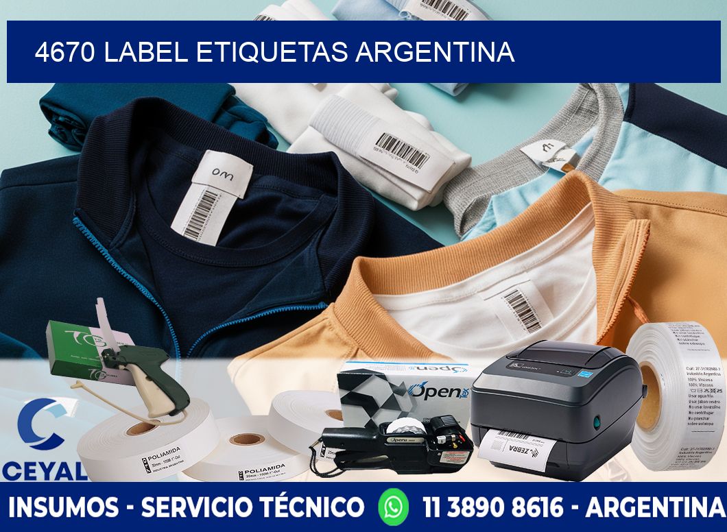 4670 LABEL ETIQUETAS ARGENTINA