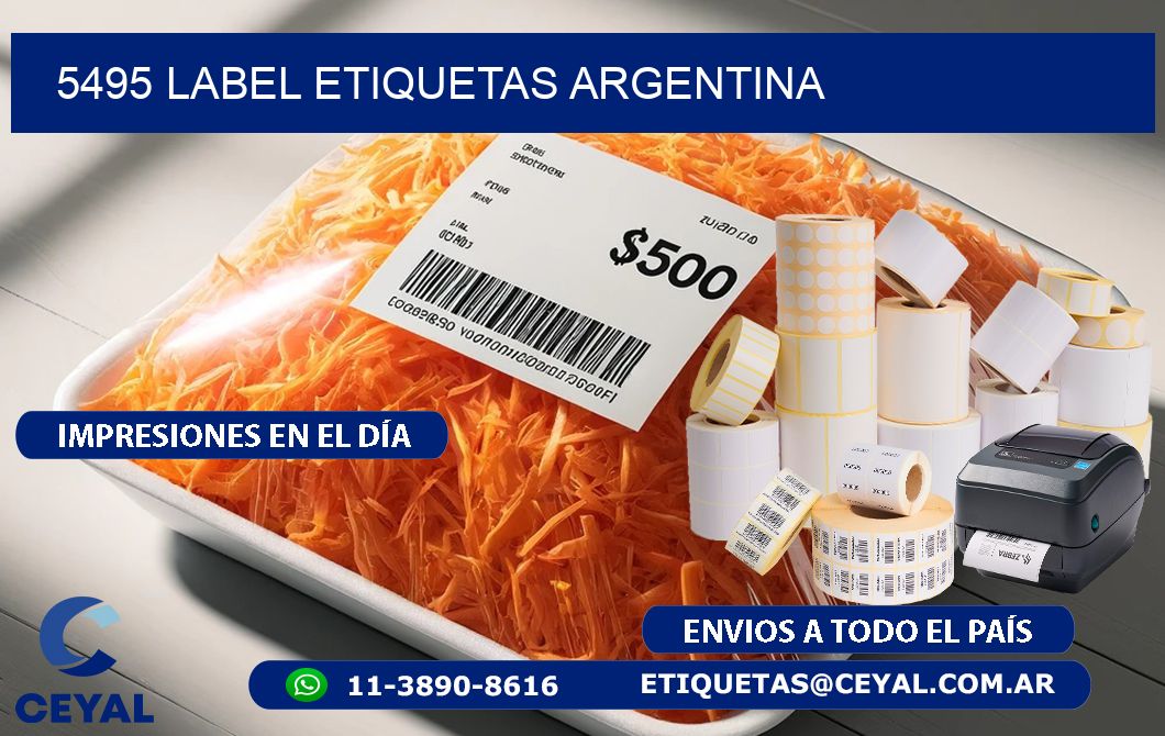 5495 LABEL ETIQUETAS ARGENTINA