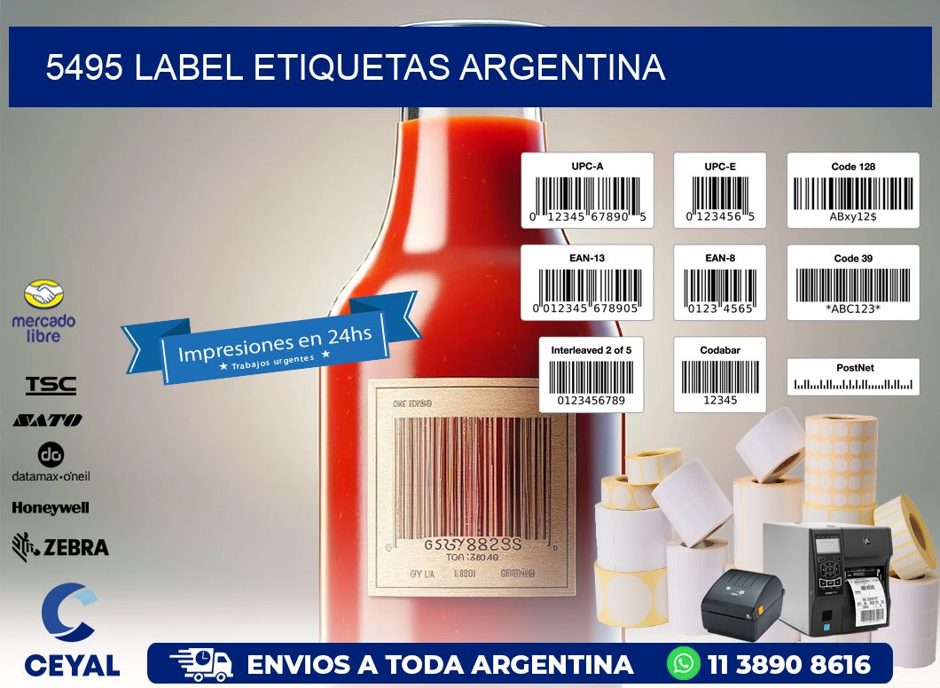5495 LABEL ETIQUETAS ARGENTINA