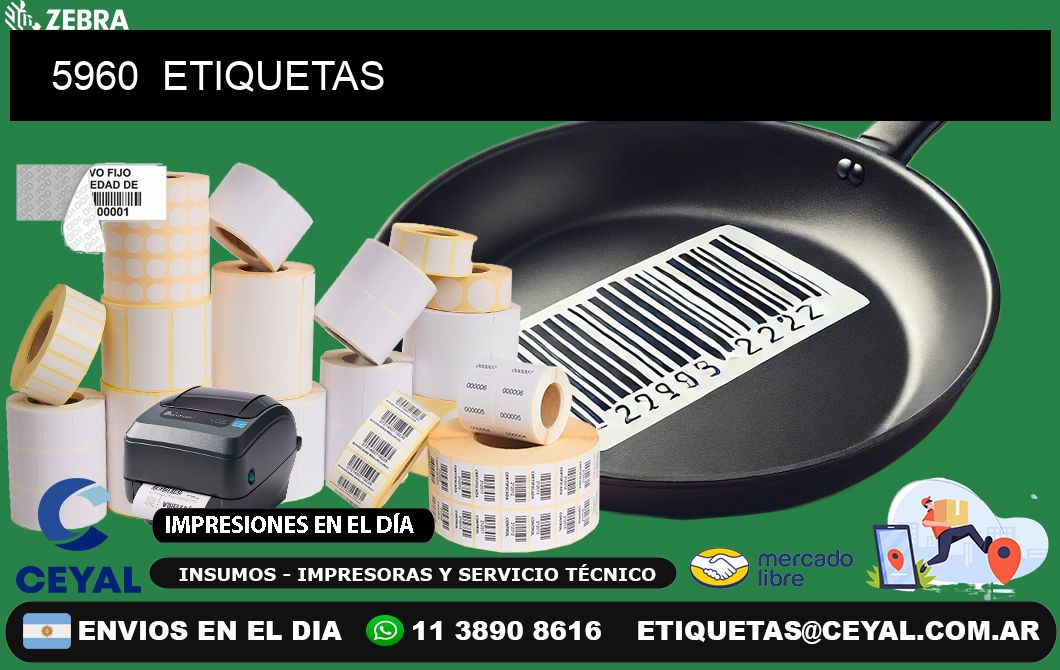 5960  ETIQUETAS