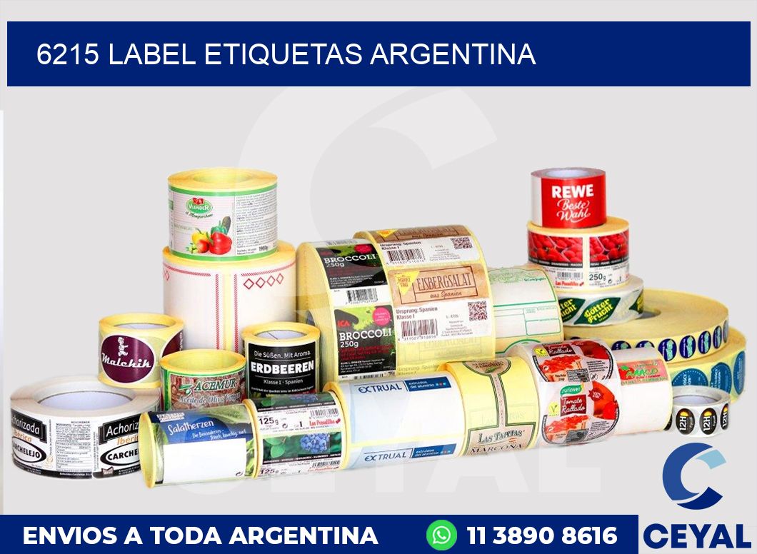 6215 LABEL ETIQUETAS ARGENTINA