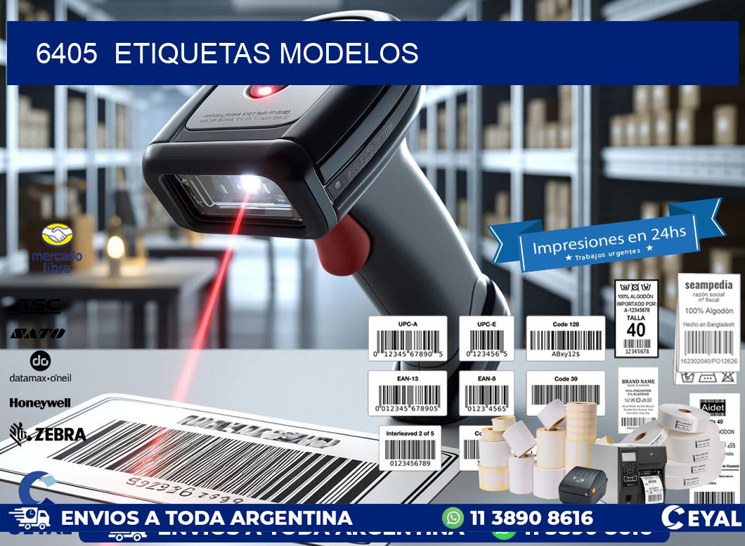 6405  ETIQUETAS MODELOS