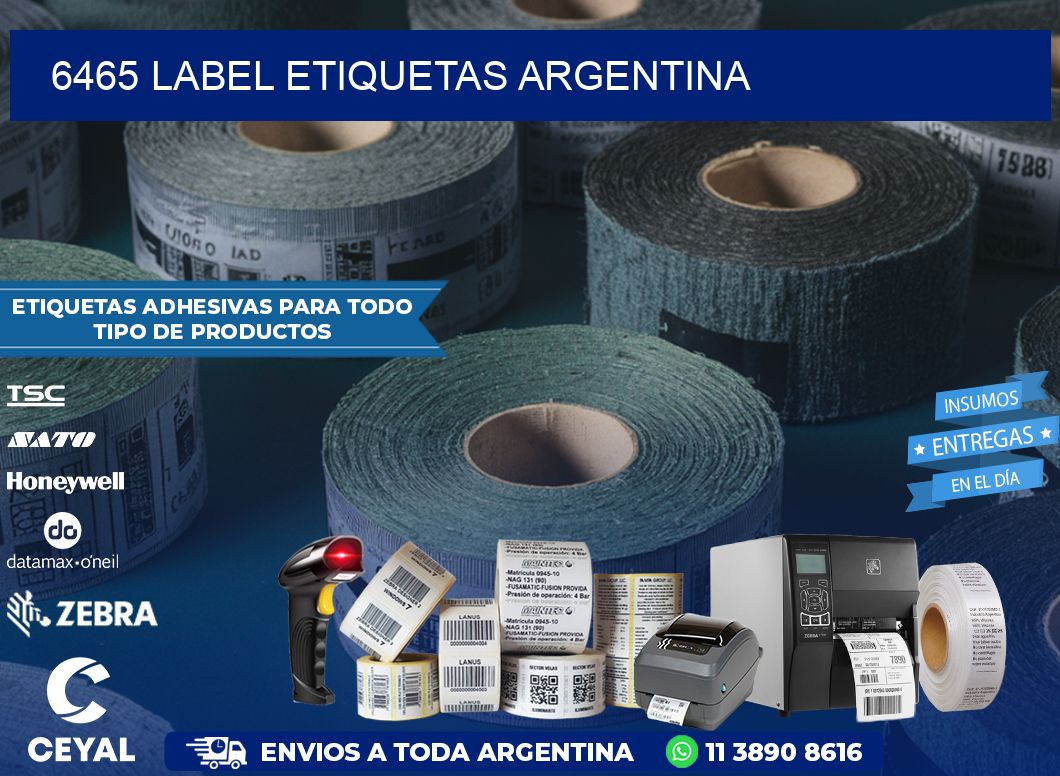 6465 LABEL ETIQUETAS ARGENTINA
