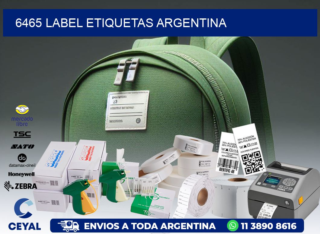 6465 LABEL ETIQUETAS ARGENTINA