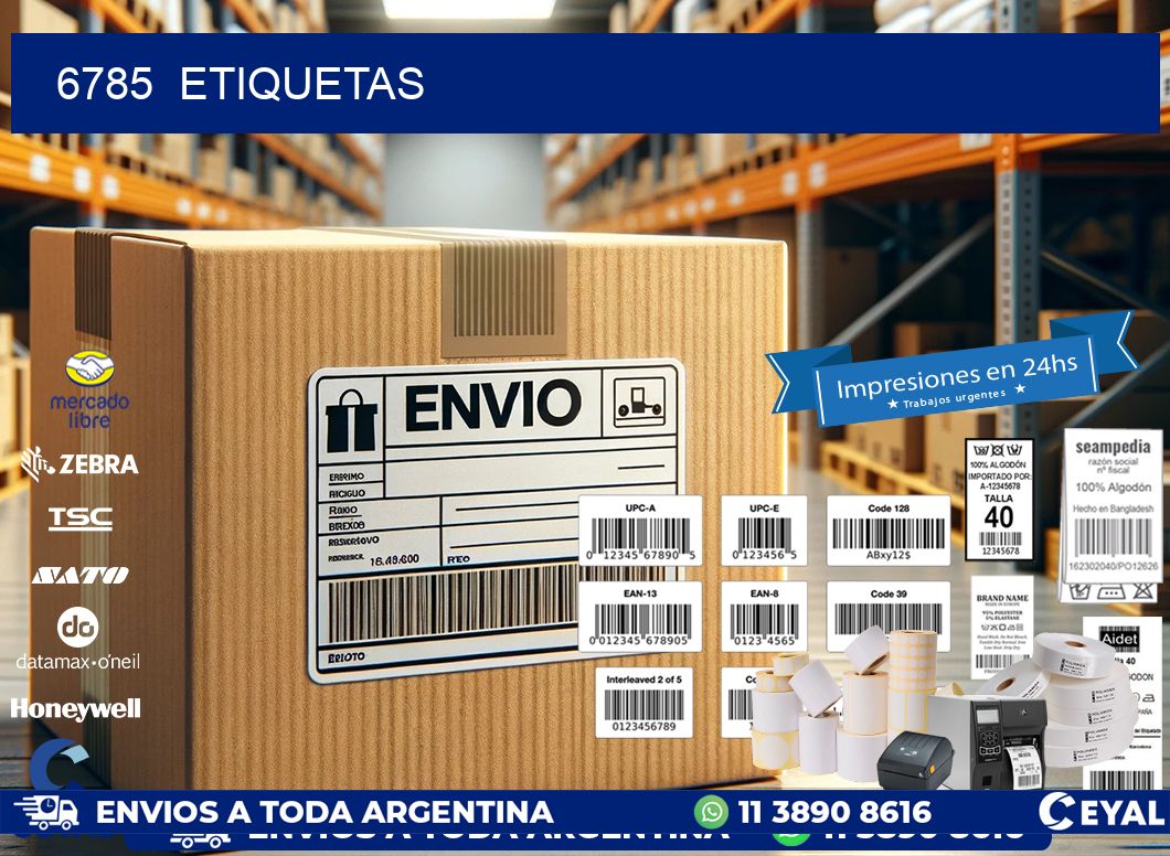 6785  ETIQUETAS