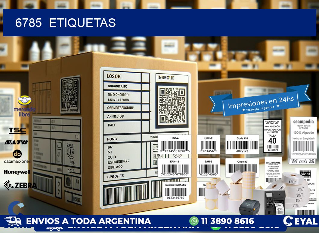 6785  ETIQUETAS