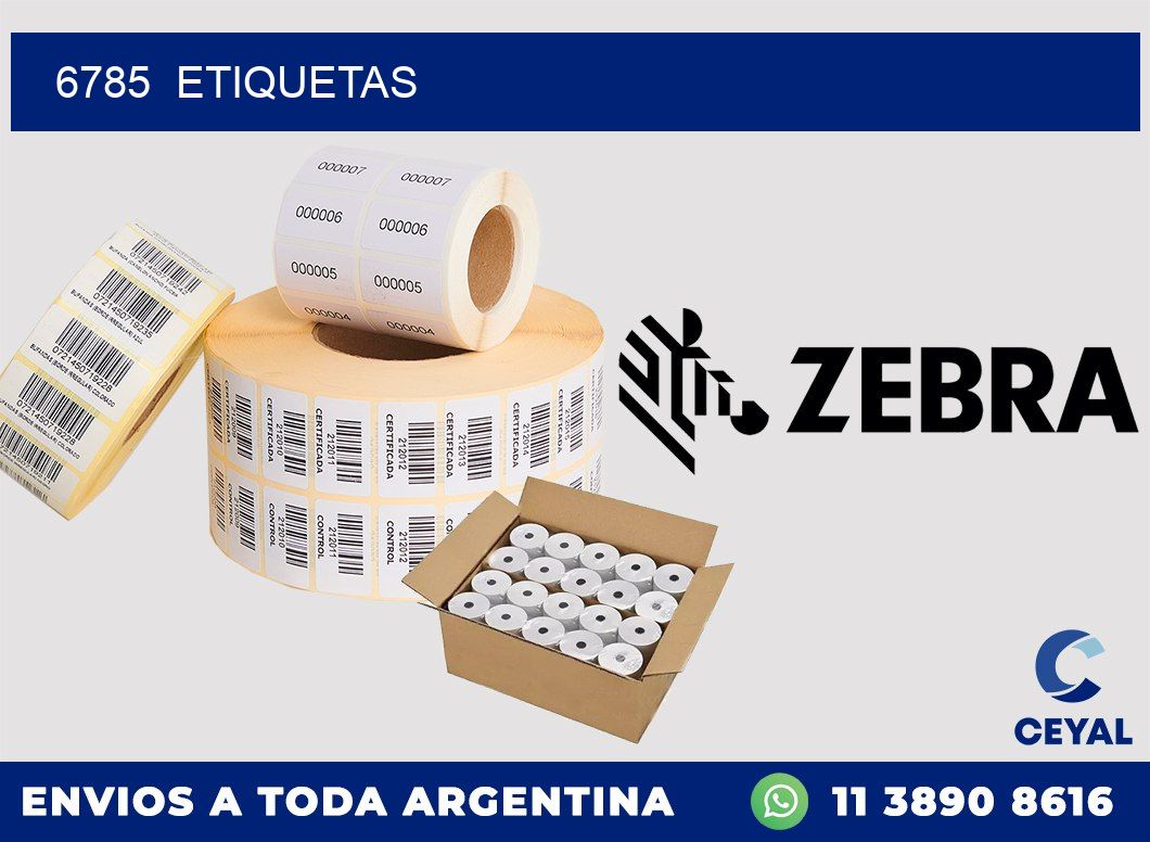 6785  ETIQUETAS