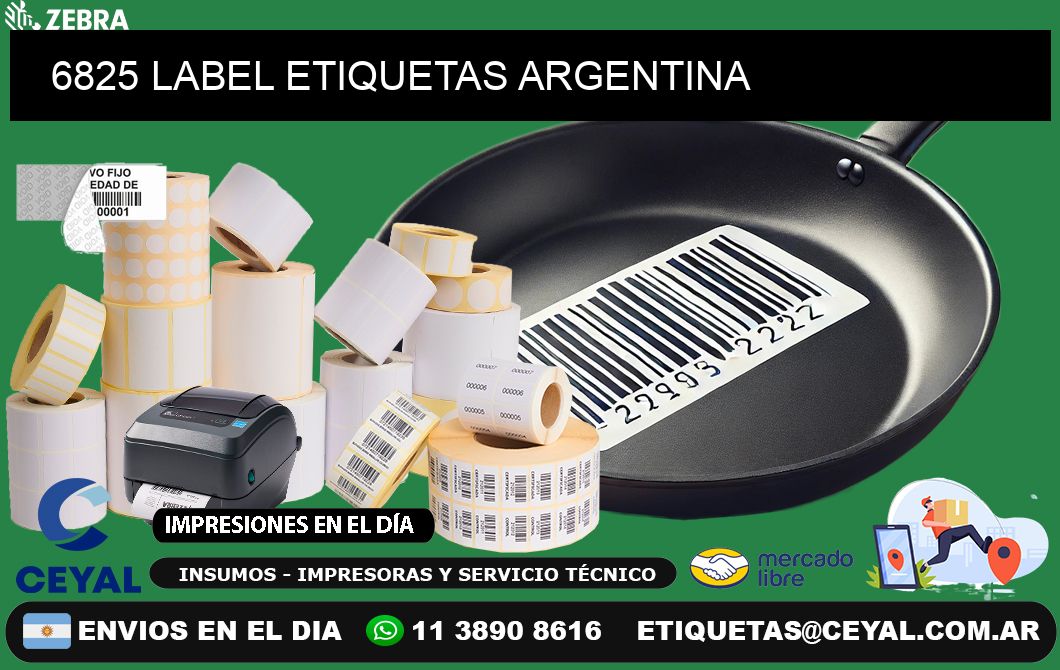 6825 LABEL ETIQUETAS ARGENTINA