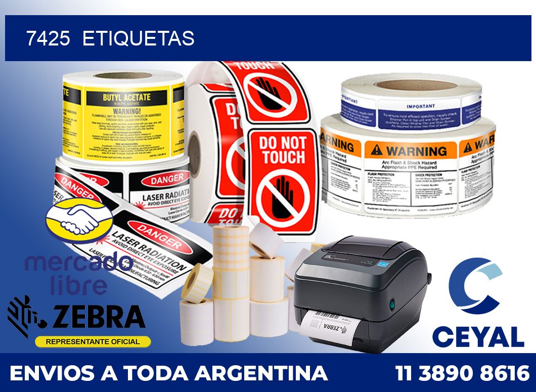 7425  ETIQUETAS