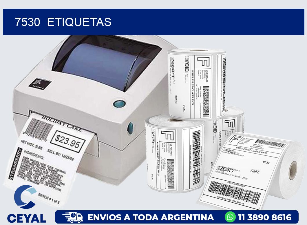 7530  ETIQUETAS