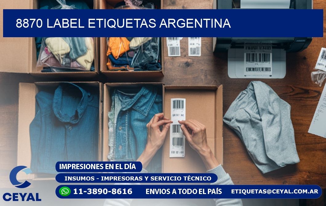 8870 LABEL ETIQUETAS ARGENTINA