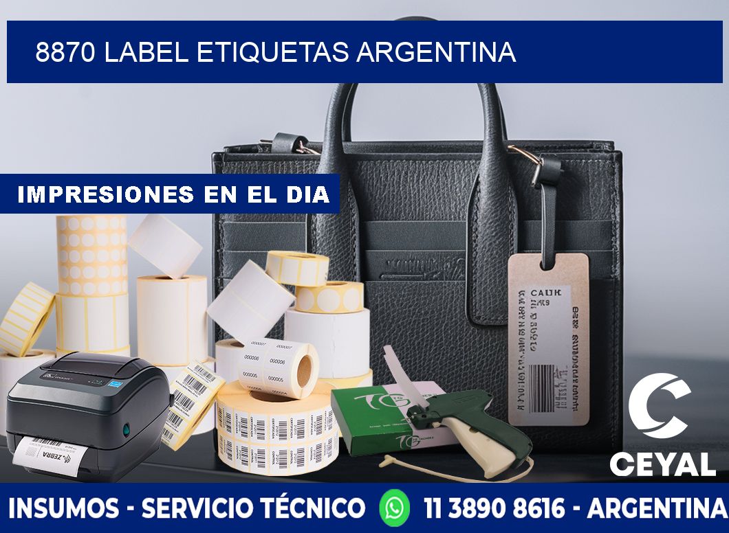 8870 LABEL ETIQUETAS ARGENTINA