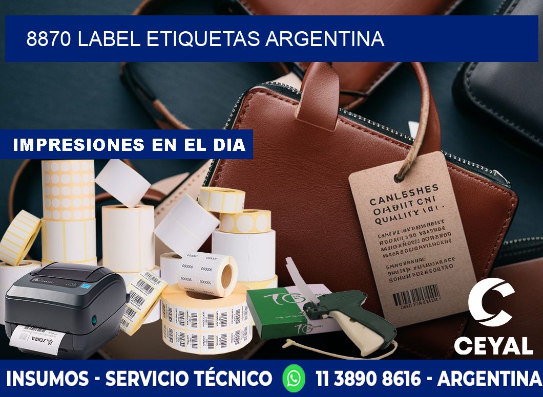 8870 LABEL ETIQUETAS ARGENTINA