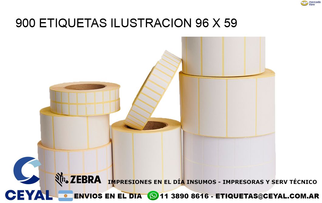 900 ETIQUETAS ILUSTRACION 96 x 59