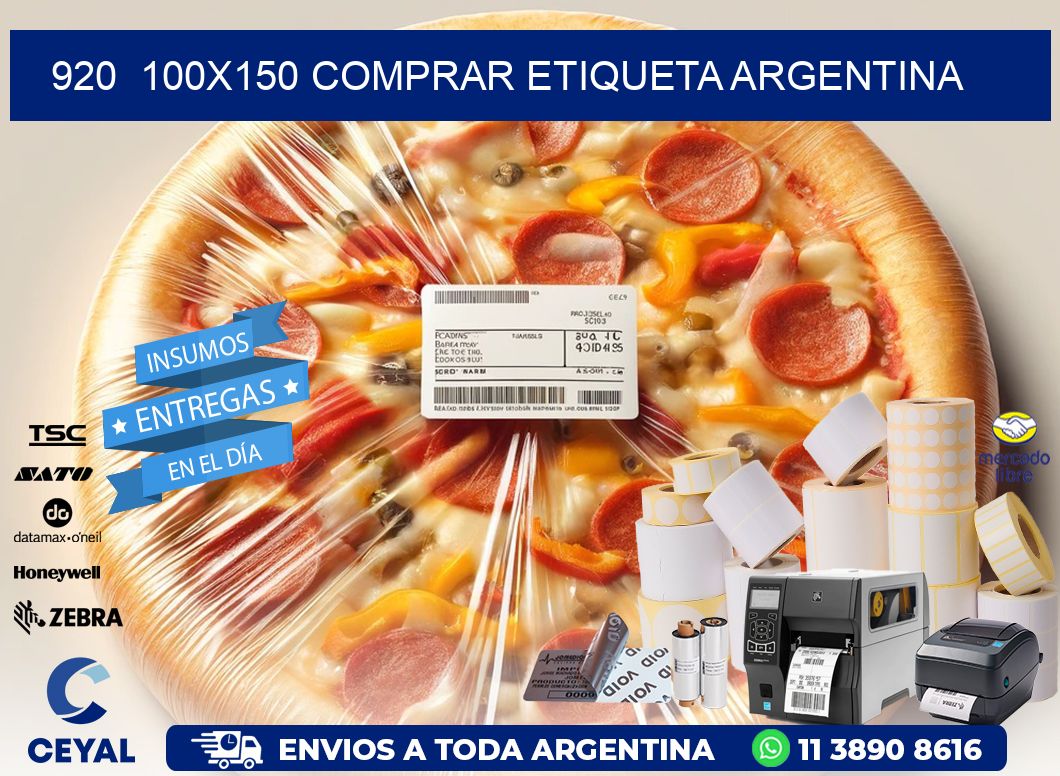 920  100X150 COMPRAR ETIQUETA ARGENTINA