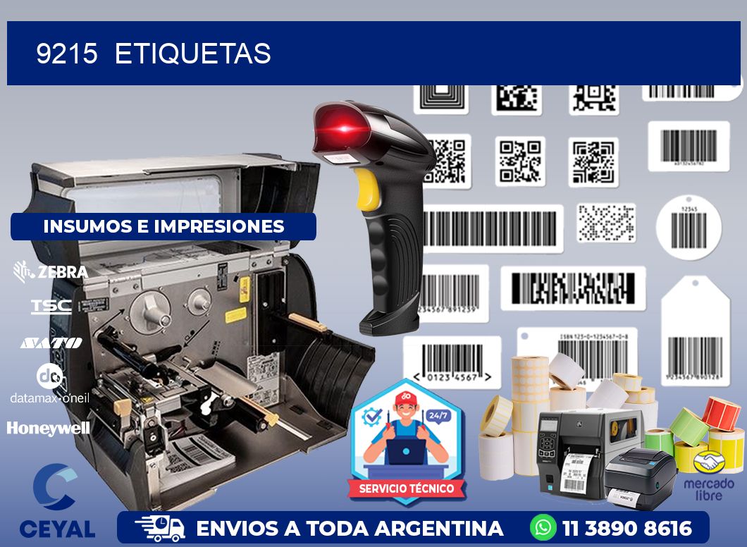 9215  ETIQUETAS