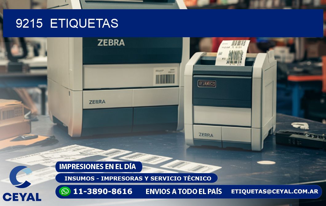 9215  ETIQUETAS