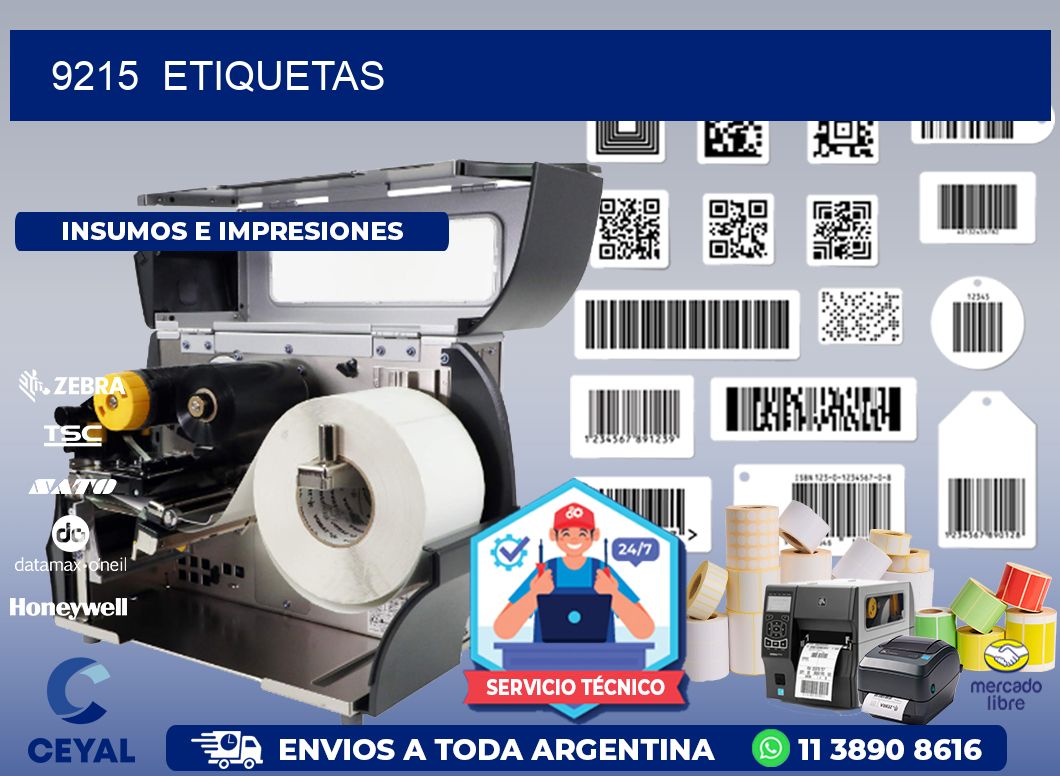 9215  ETIQUETAS