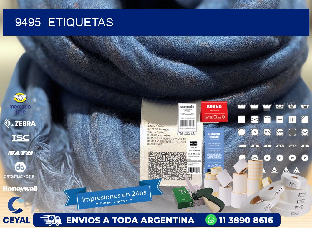 9495  ETIQUETAS