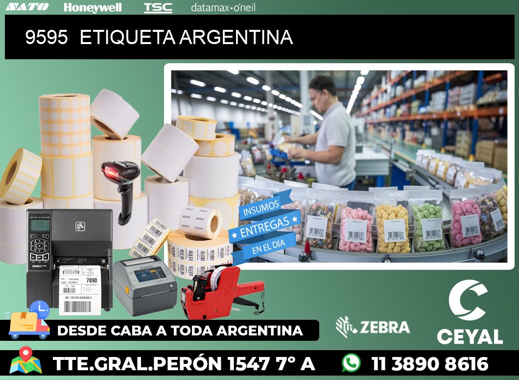 9595  ETIQUETA ARGENTINA