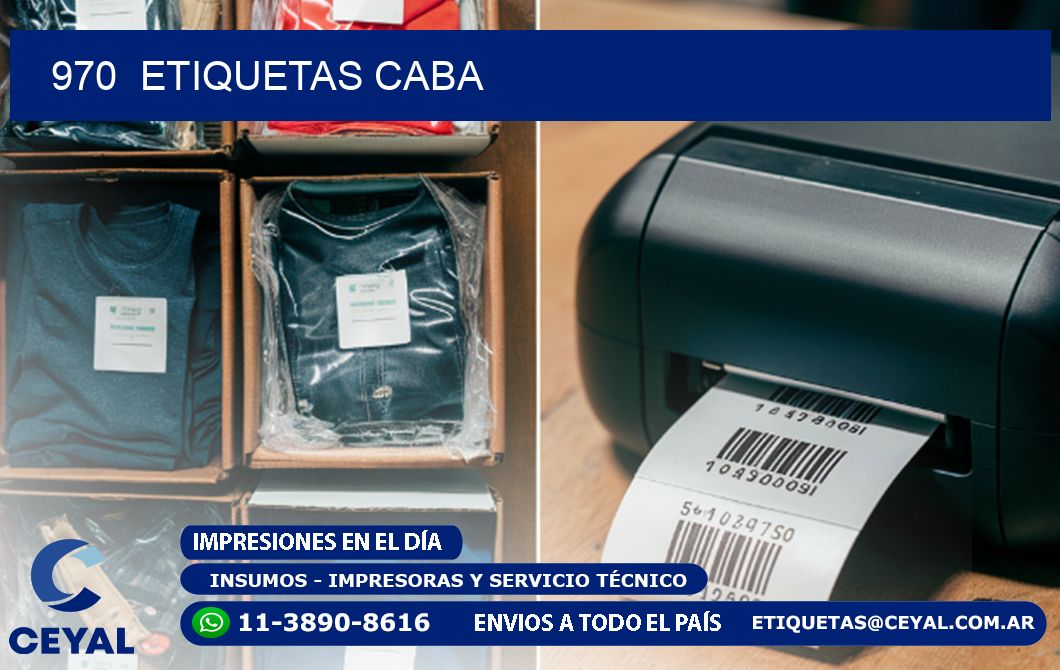 970  ETIQUETAS CABA