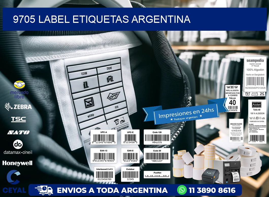 9705 LABEL ETIQUETAS ARGENTINA