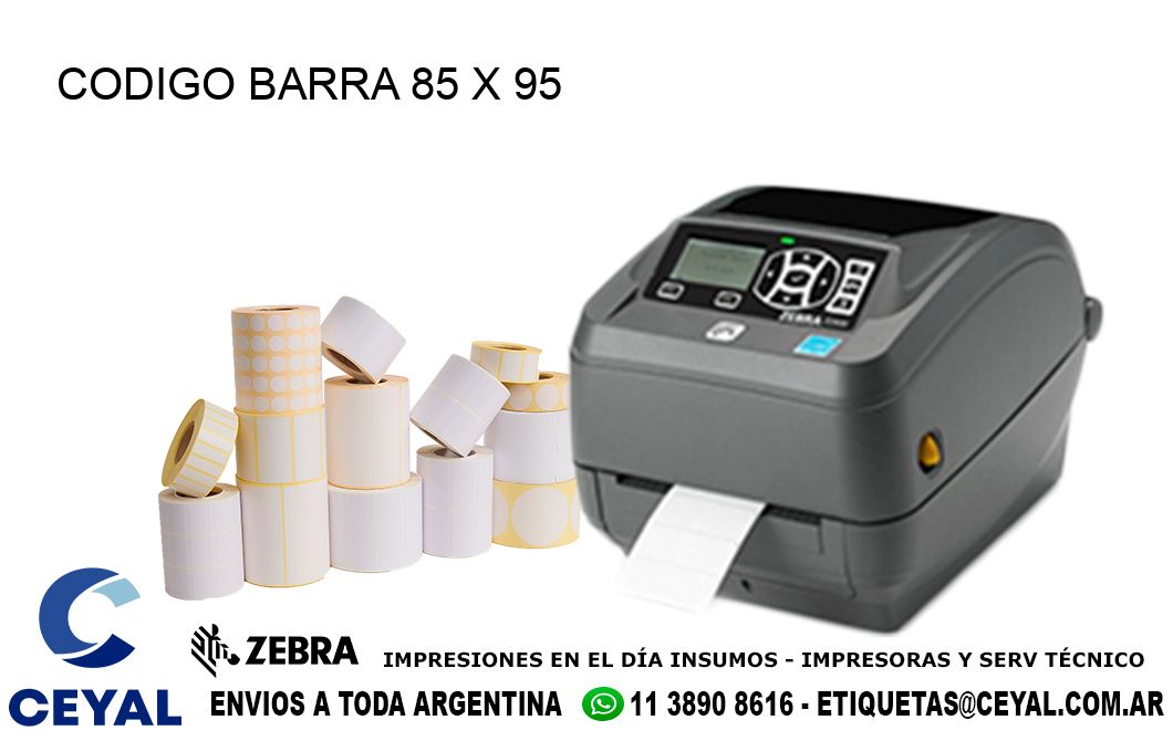 CODIGO BARRA 85 x 95