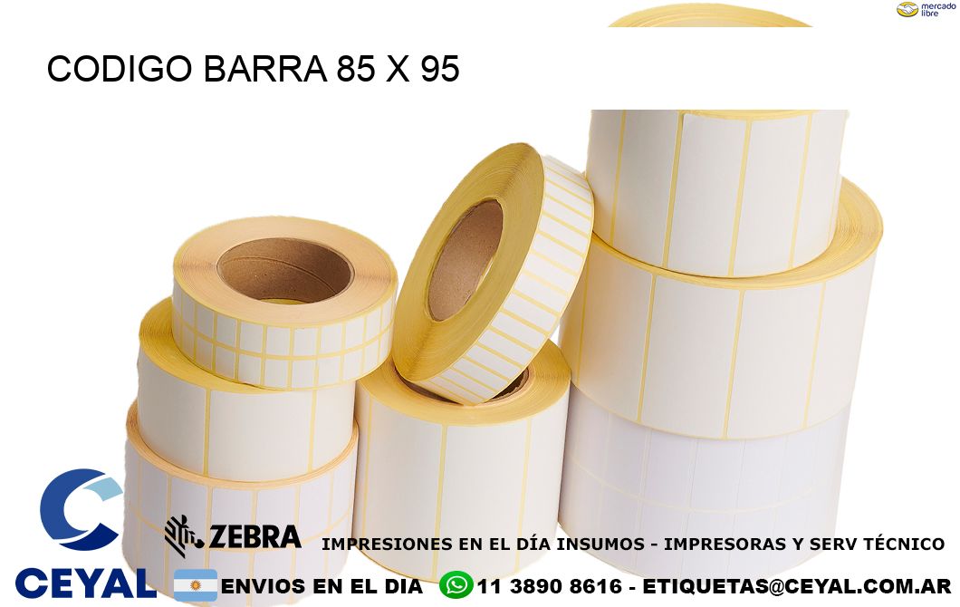 CODIGO BARRA 85 x 95