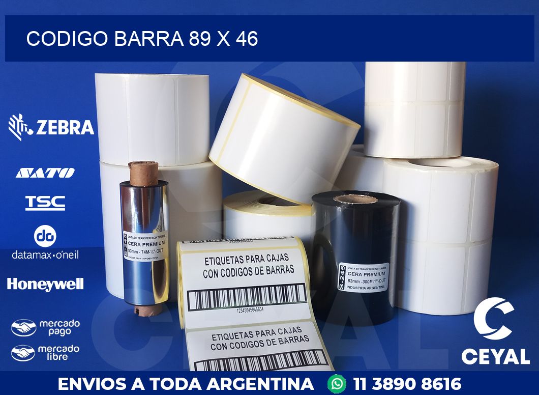 CODIGO BARRA 89 x 46