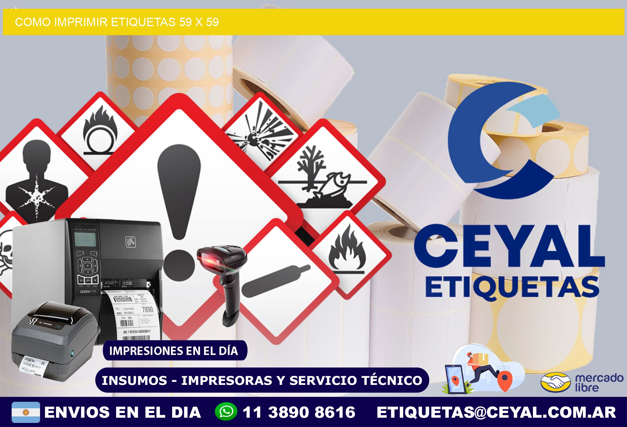 COMO IMPRIMIR ETIQUETAS 59 x 59