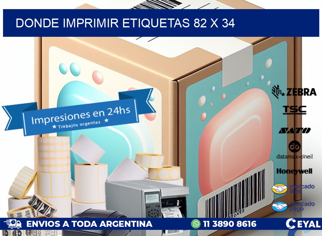 DONDE IMPRIMIR ETIQUETAS 82 x 34