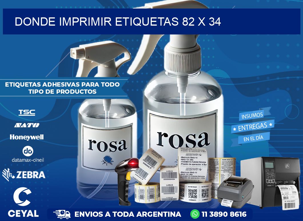DONDE IMPRIMIR ETIQUETAS 82 x 34
