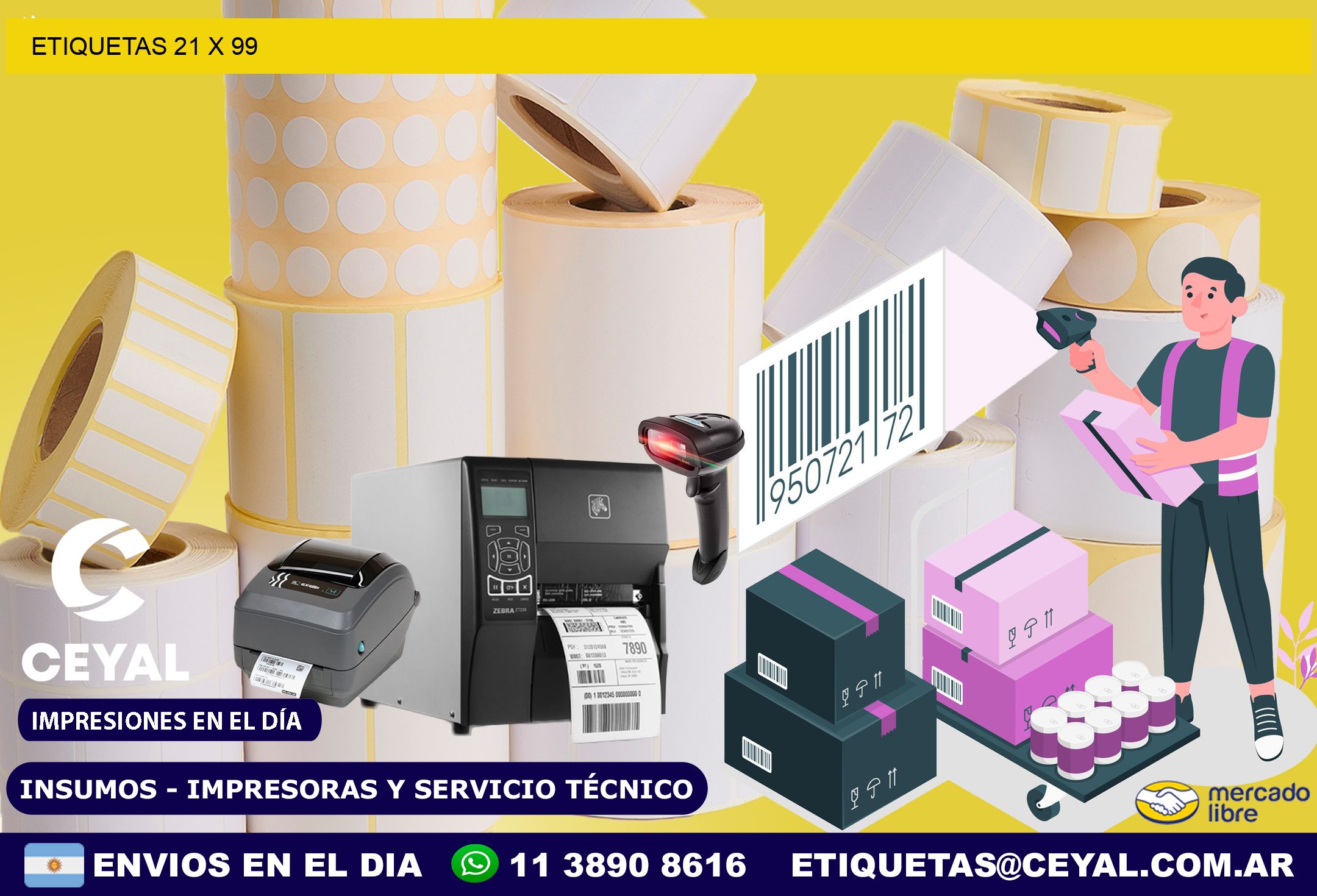 ETIQUETAS 21 x 99