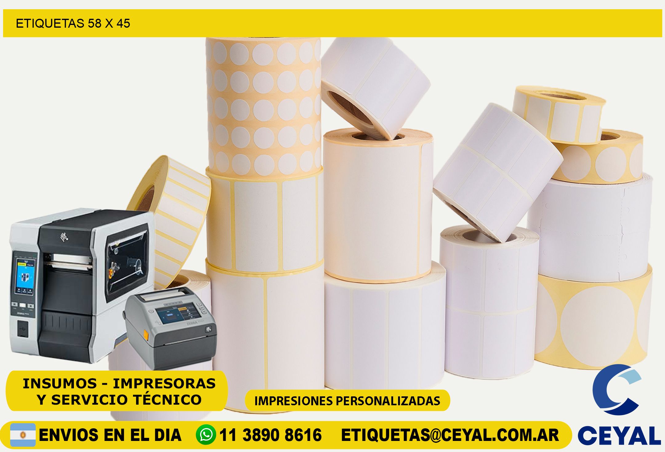 ETIQUETAS 58 x 45