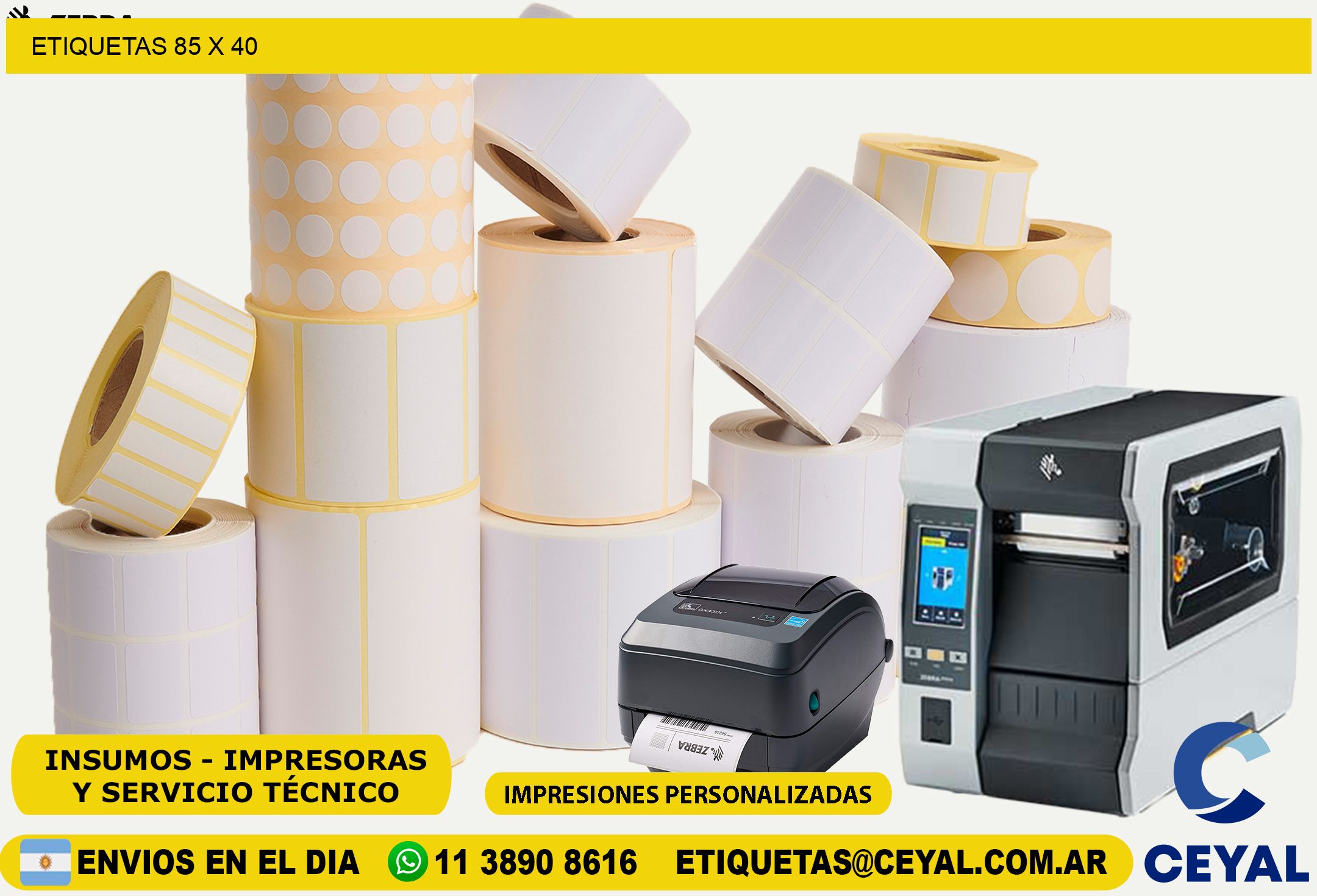ETIQUETAS 85 x 40