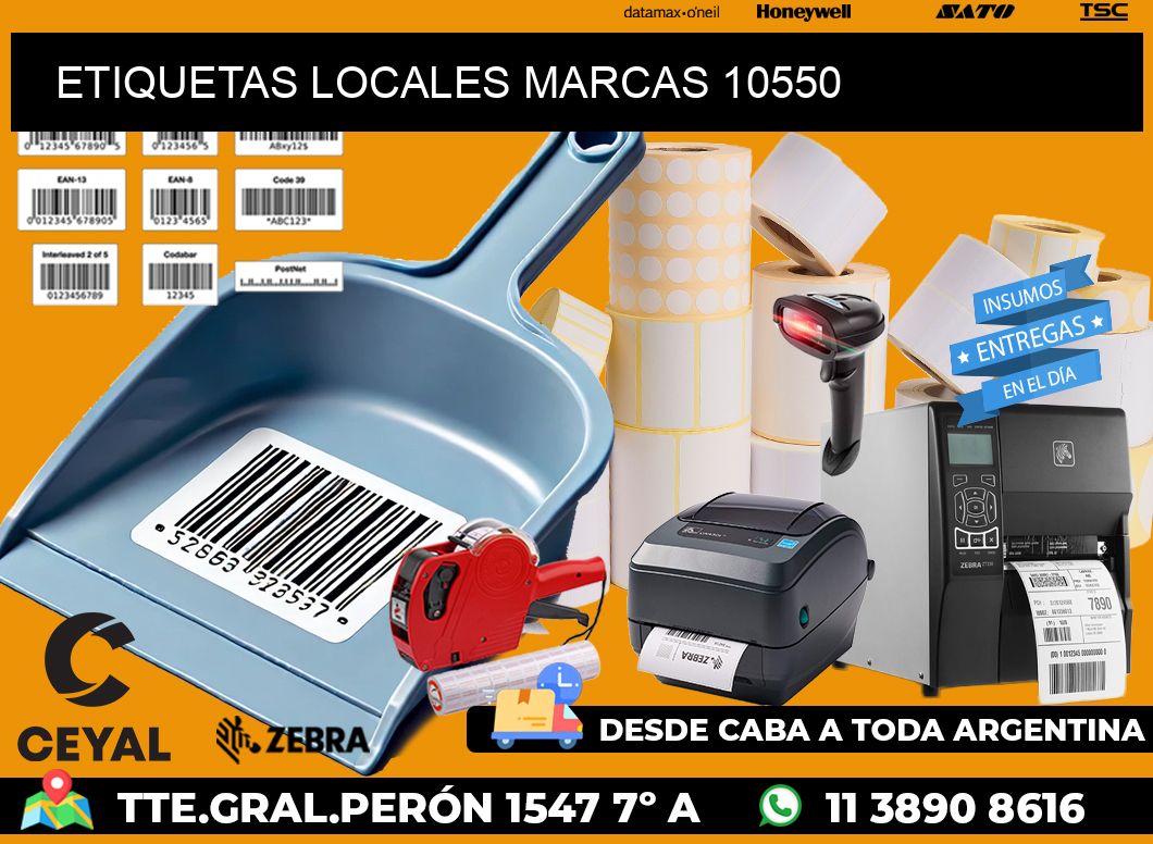 ETIQUETAS LOCALES MARCAS 10550