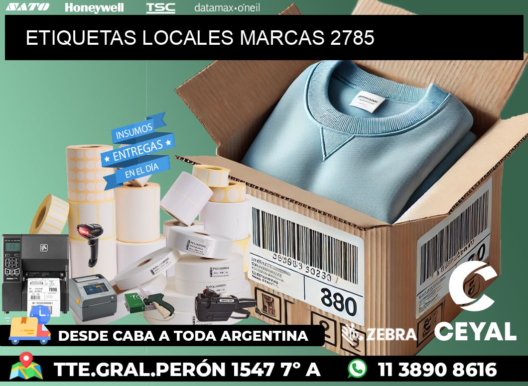 ETIQUETAS LOCALES MARCAS 2785