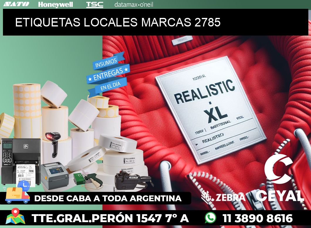 ETIQUETAS LOCALES MARCAS 2785