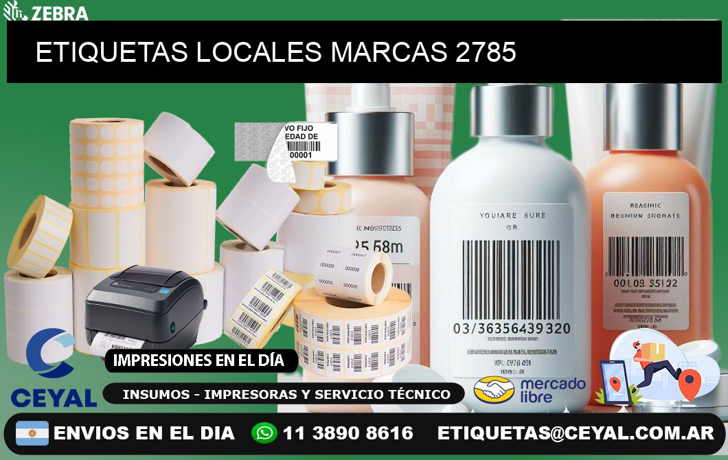 ETIQUETAS LOCALES MARCAS 2785