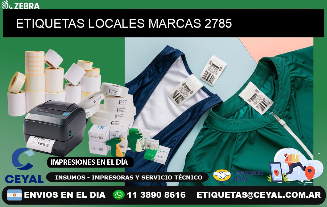 ETIQUETAS LOCALES MARCAS 2785