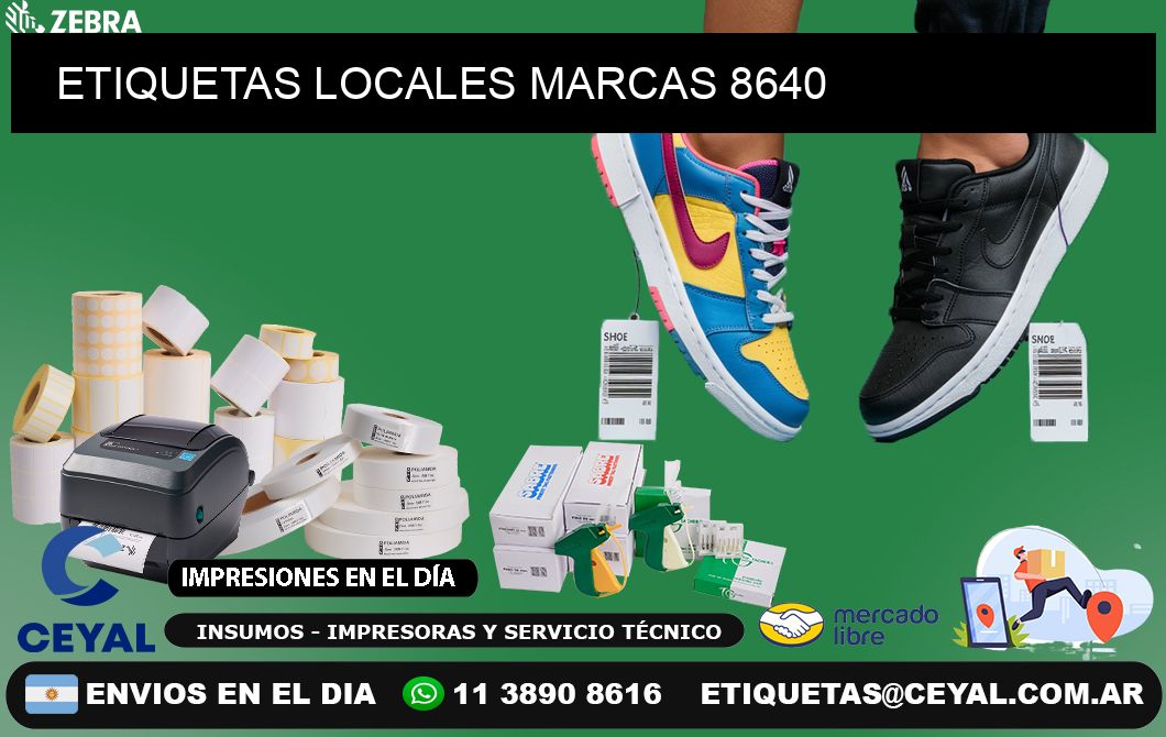 ETIQUETAS LOCALES MARCAS 8640