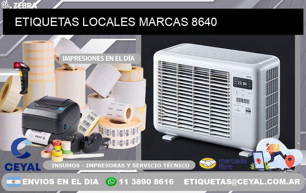 ETIQUETAS LOCALES MARCAS 8640