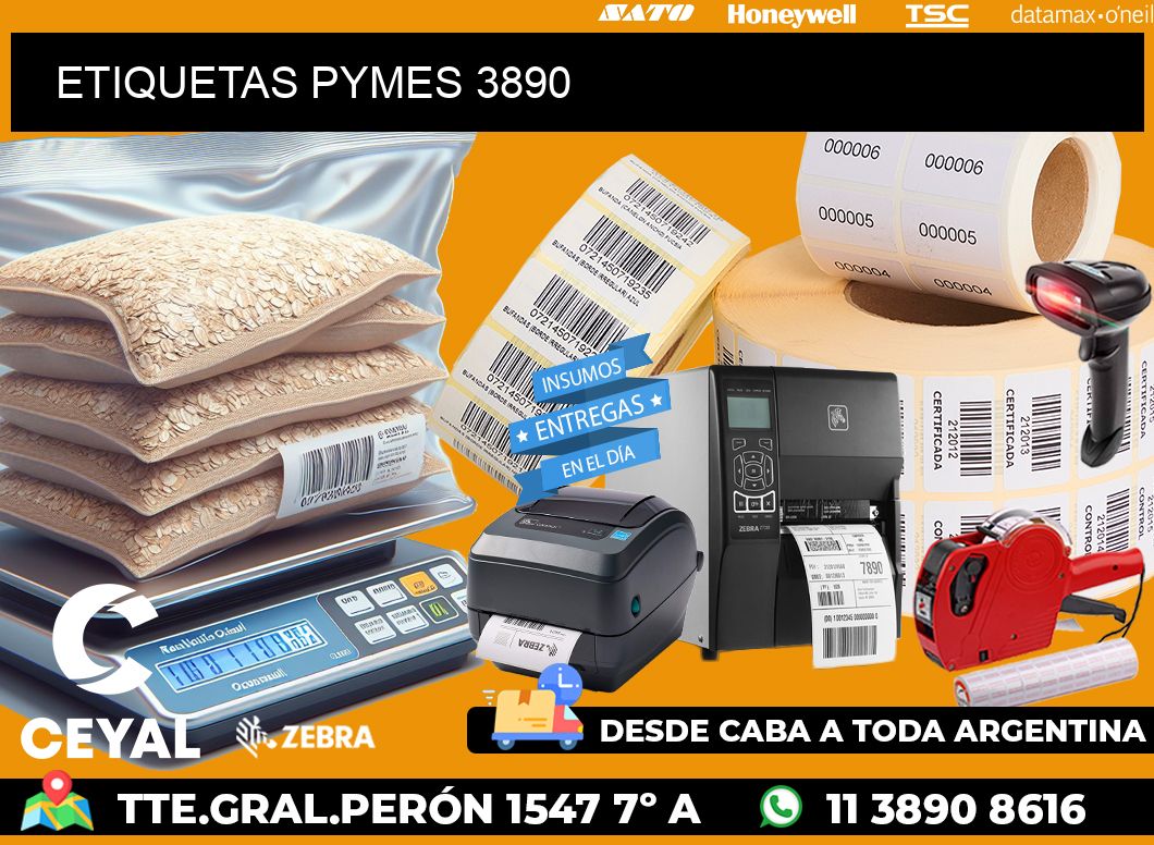 ETIQUETAS PYMES 3890